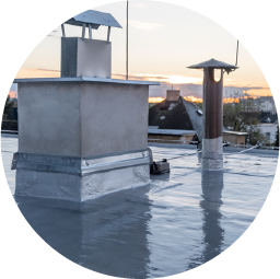 Commercial flat roof coating and repair services in Central Valley