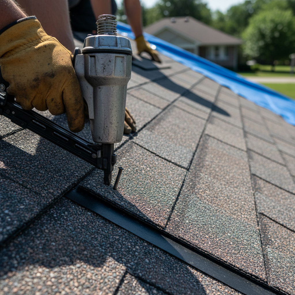 New construction roof installation in Fresno CA