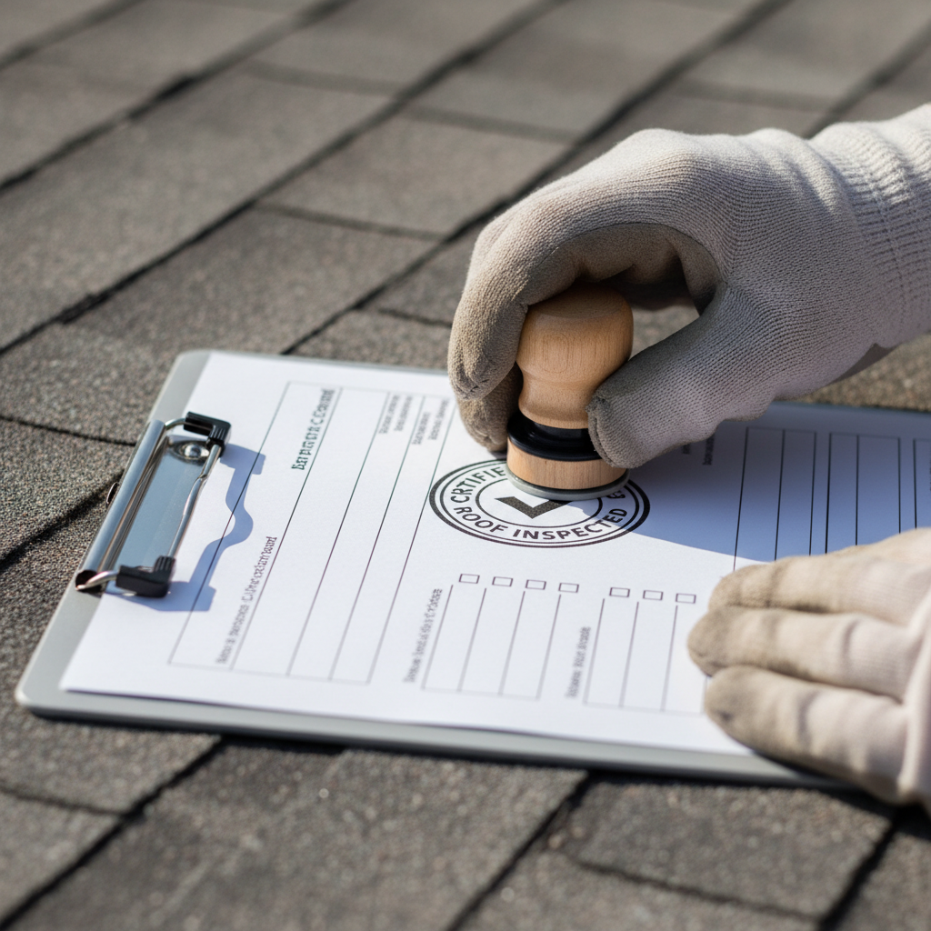 Roof certification for real estate and insurance in Fresno CA