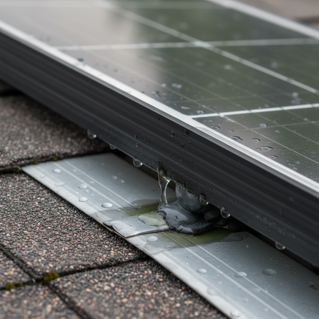 Solar panel and skylight leak repair service in Central Valley